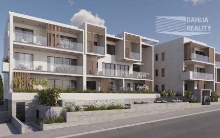 APARTMÁN CYPRUS -  PAPHOS, novostavba na kľúč 2 izbový 66 m2 s bazénom, 400 m k moru