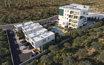 APARTMÁN TYP ŠTÚDIO 44 m2 CYPRUS - PAPHOS s bazénom, 500 metrov k moru