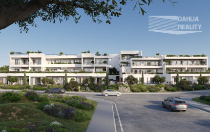 LUXUSNÝ APARTMÁN CYPRUS - PAPHOS, novostavba 2 izbový zariadený s parkovaním a bazénom