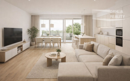 Novostavba 2 izbový byt s balkónom 68 m2 a parkovaním Trenčín - projekt KAMENEC Zlatovce