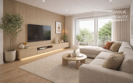 Novostavba 2 izbový byt s balkónom 71 m2 a parkovaním Trenčín - projekt KAMENEC Zlatovce