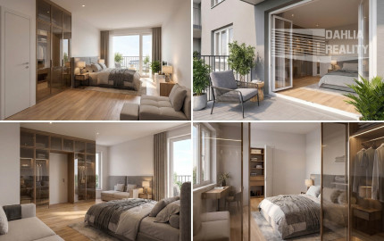 Novostavba 2 izbový byt s balkónom 63 m2 a parkovaním Trenčín - projekt KAMENEC Zlatovce