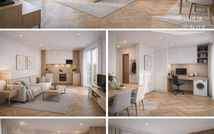 Novostavba 1 izbový byt s terasou 49 m2 a parkovaním Trenčín - projekt KAMENEC Zlatovce