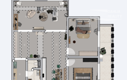 Predaj apartmán Vysoké Tatry 4 izbový 112 m2 + terasa + balkón s výhľadom na Tatry + parkovanie