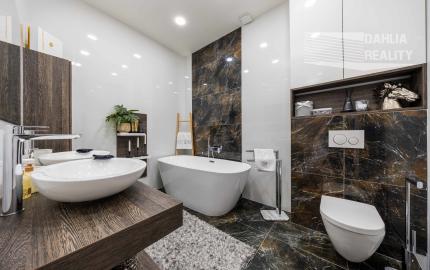 Predaj novostavba rodinný dom s parkovaním a so záhradou 150 m2 v Šenkviciach s výhľadom na Malé Karpaty