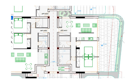 APARTMÁN V PROJEKTE VASILEON 141 m2 CYPRUS - PAPHOS s bazénom, 200 metrov k moru, možnosť prenájmu a investičných výnosov