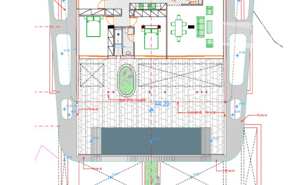 PENTHOUSE V PROJEKTE VASILEON CYPRUS - PAFOS s vlastným bazénom na streche v lokalite 200 m od mora - TOP BÝVANIE!