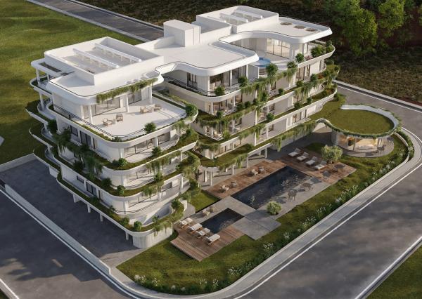 LUXUSNÝ APARTMÁN CYPRUS - PAPHOS, novostavba 2 izbový zariadený s parkovaním a bazénom