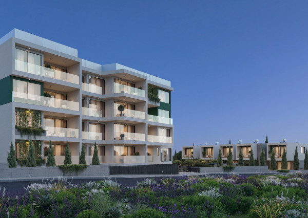 APARTMÁN TYP ŠTÚDIO 44 m2 CYPRUS - PAPHOS s bazénom, 500 metrov k moru