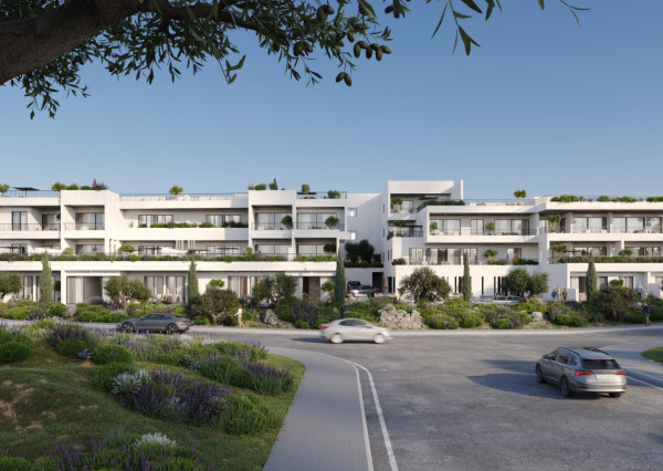 LUXUSNÝ APARTMÁN CYPRUS - PAPHOS, novostavba 2 izbový zariadený s parkovaním a bazénom