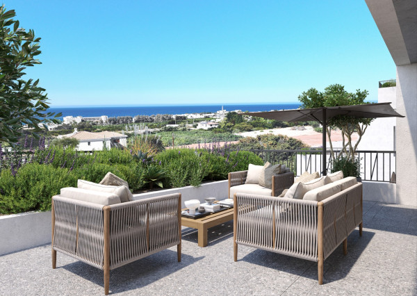 LUXUSNÝ APARTMÁN CYPRUS - PAPHOS, novostavba 2 izbový zariadený s parkovaním a bazénom