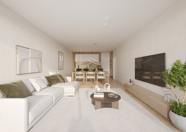 LUXUSNÝ APARTMÁN CYPRUS - PAPHOS, novostavba 2 izbový zariadený s parkovaním a bazénom