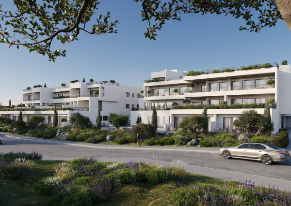 LUXUSNÝ APARTMÁN CYPRUS - PAPHOS, novostavba 2 izbový zariadený s parkovaním a bazénom