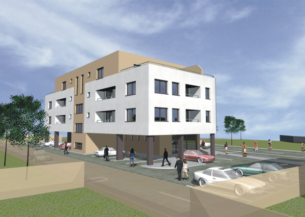 Novostavba 2 izbový byt s balkónom 71 m2 a parkovaním Trenčín - projekt KAMENEC Zlatovce