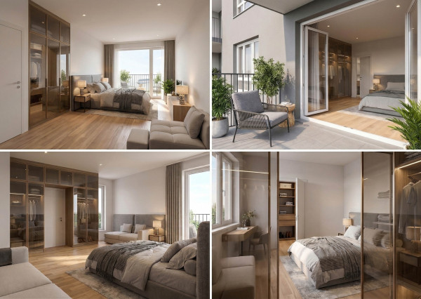 Novostavba 2 izbový byt s balkónom 63 m2 a parkovaním Trenčín - projekt KAMENEC Zlatovce