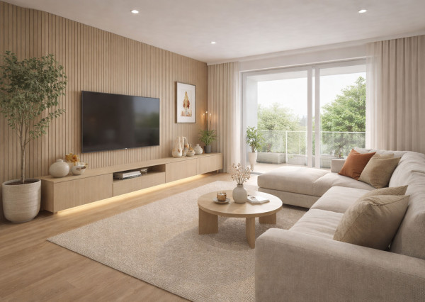 Novostavba 2 izbový byt s balkónom 63 m2 a parkovaním Trenčín - projekt KAMENEC Zlatovce