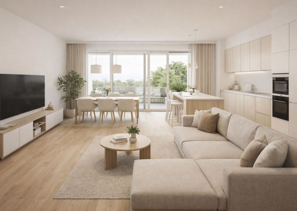 Novostavba 2 izbový byt s balkónom 62 m2 a parkovaním Trenčín - projekt KAMENEC Zlatovce