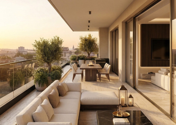 Novostavba 1 izbový byt s terasou 49 m2 a parkovaním Trenčín - projekt KAMENEC Zlatovce