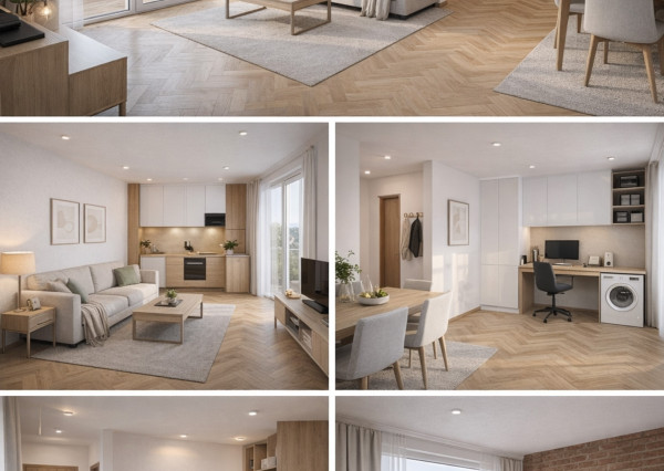 Novostavba 1 izbový byt s terasou 49 m2 a parkovaním Trenčín - projekt KAMENEC Zlatovce