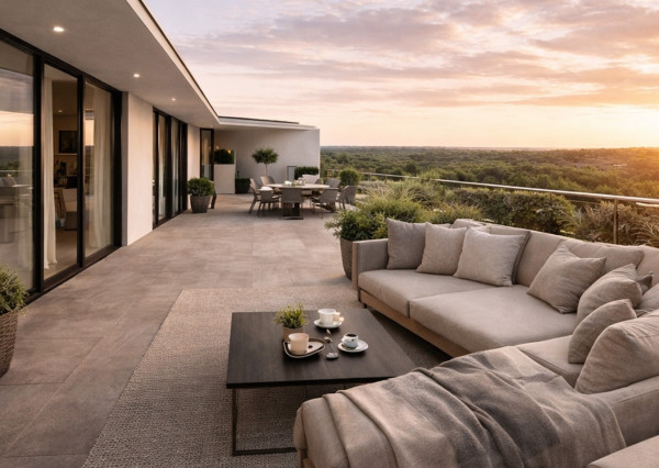 Novostavba 3 izbový byt s terasou 176 m2 a parkovaním Trenčín - projekt KAMENEC Zlatovce