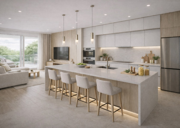 Novostavba 3 izbový byt s terasou 176 m2 a parkovaním Trenčín - projekt KAMENEC Zlatovce