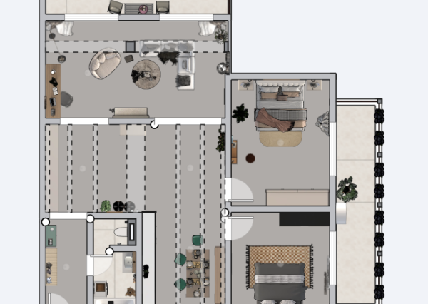 Predaj apartmán Vysoké Tatry 4 izbový 112 m2 + terasa + balkón s výhľadom na Tatry + parkovanie