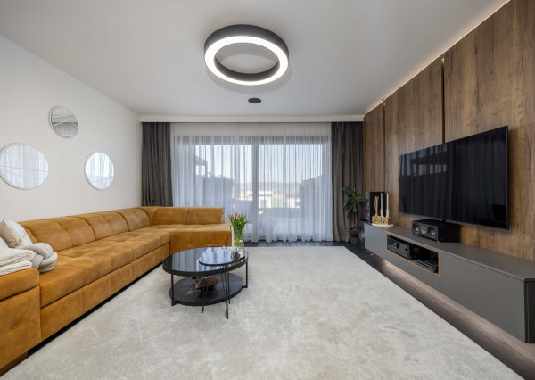 Predaj novostavba rodinný dom s parkovaním a so záhradou 150 m2 v Šenkviciach s výhľadom na Malé Karpaty