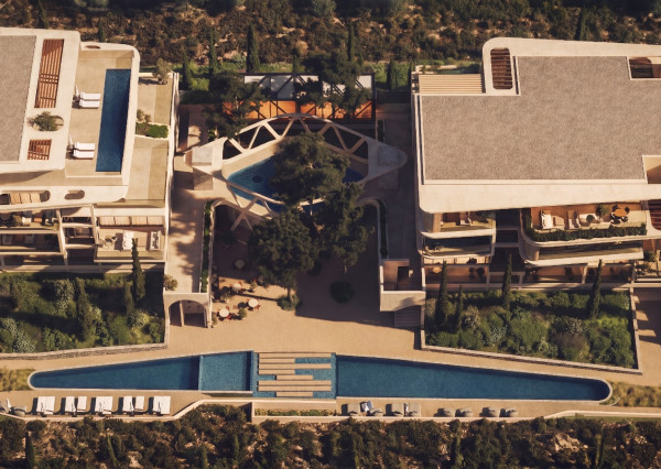 APARTMÁN V PROJEKTE VASILEON 141 m2 CYPRUS - PAPHOS s bazénom, 200 metrov k moru, možnosť prenájmu a investičných výnosov