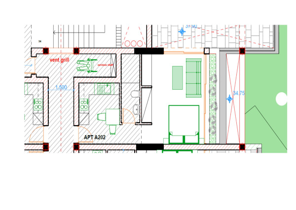 APARTMÁN TYP ŠTÚDIO A202 V PROJEKTE VASILEON 64 m2 CYPRUS - PAPHOS s bazénom, 200 metrov k moru, možnosť prenájmu a investičných výnosov
